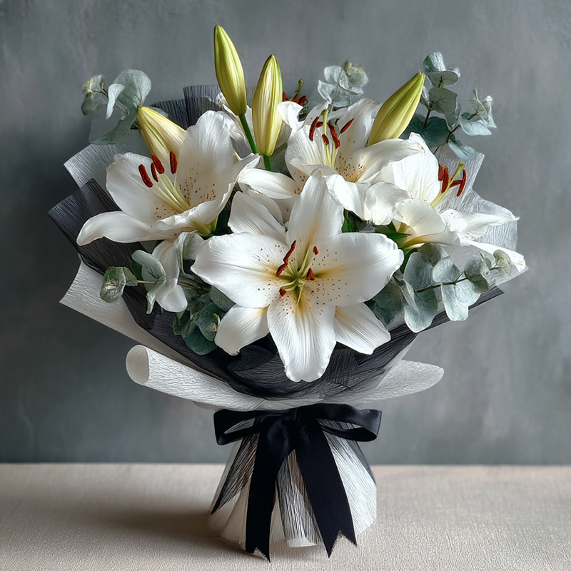 How to write a short blessing message for the opening flower basket of Beaumont restaurant?